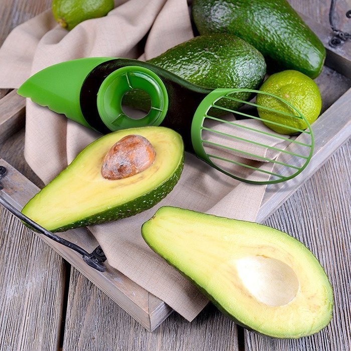 Avocado Splitter Pitter Slicer - 3 in 1 Tool Kitchen Home Fruits Vegetables