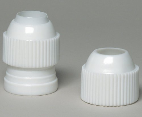 Ateco Medium Coupler, Plastic, 3 Pc. - Fits Med. & Std. Size