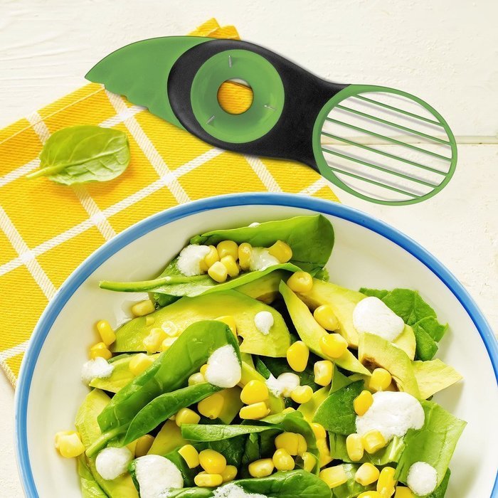 Avocado Splitter Pitter Slicer - 3 in 1 Tool Kitchen Home Fruits Vegetables N2