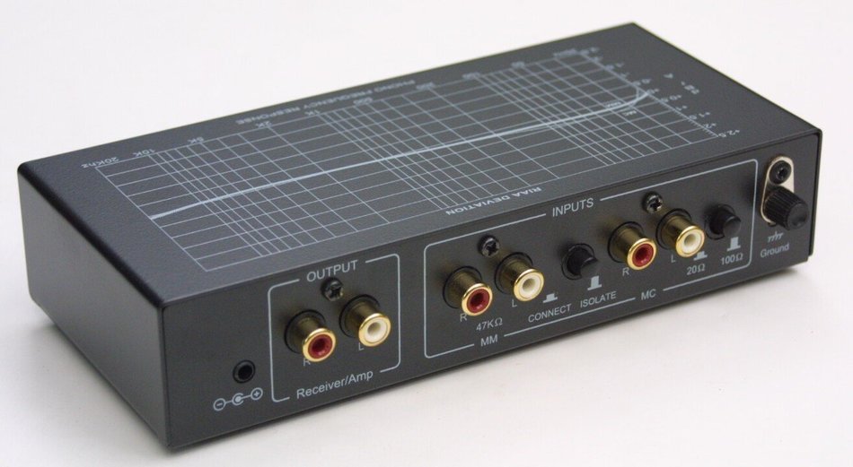 TCC TC-760LC BLACK Moving Magnet / Moving Coil Phono Preamp w/Level Control