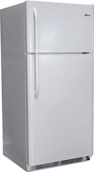 New Diamond Elite 19 Cu Ft Gas LP Propane White Top Freezer Refrigerator