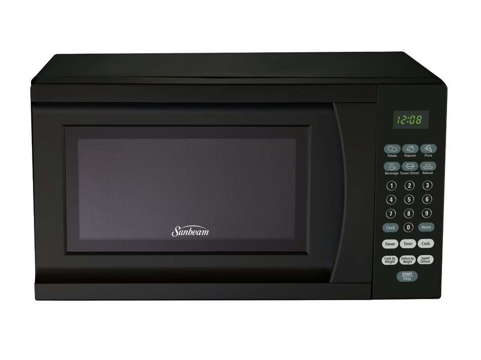 Sunbeam SGS90701B-B 0.7-Cubic Foot Microwave Oven, Black