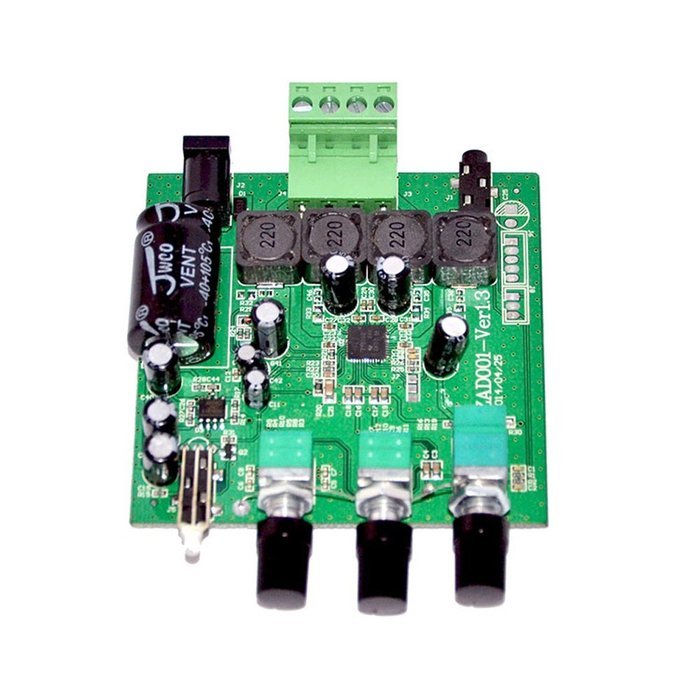Qianson DC 12V-24V TPA3100 30W x2 High Power Stero Digital Amplifier Board Headphone AMP Car