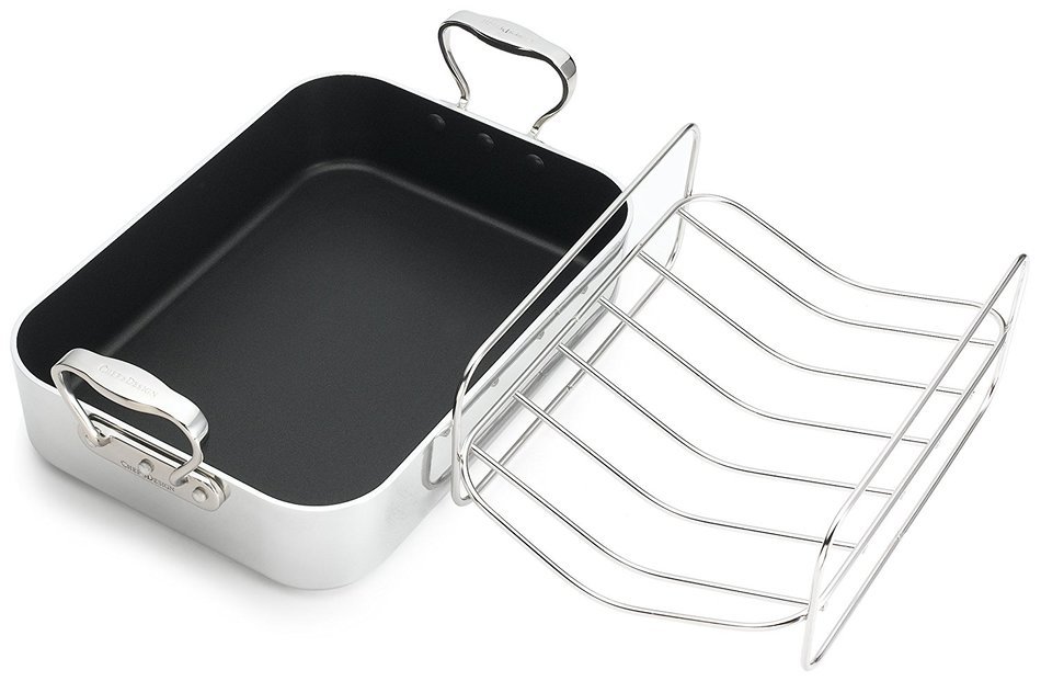 Chef's Design 18-14 1/4-Inch French Roaster with Rack N3