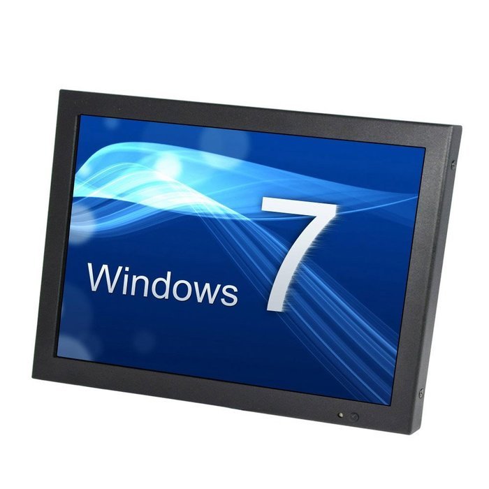12.1 Inch Metal Frame Industrial Touch Screen Monitor VGA/AV Input Built-in Speaker Native...