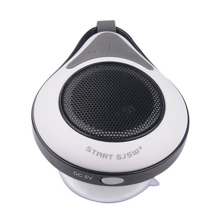 Start Sjsw Waterproof Bluetooth Shower Speakers - IPX6 Certified - For use in Bathroom, Kitchen, Car, Outdoors... N4