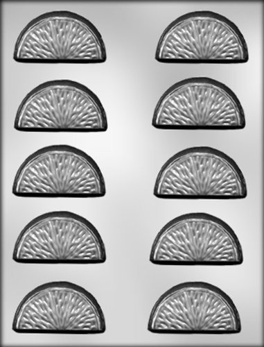 CK Products 2-1/2-Inch Orange Slice 3/16-Inch Deep Chocolate Mold
