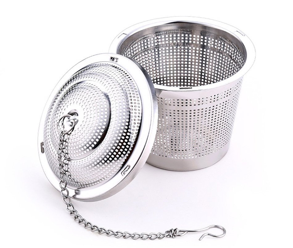 Bestwoohome Stainless Steel Tea Infuser/Filter for Loose Leaf Tea (Large) N8