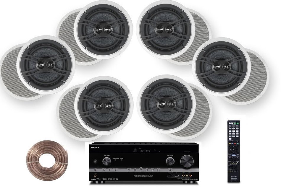 Sony HD Digital Cinematic Sound 735 Watts 7.1 Channel 3D A/V Receiver with iPhone & iPod Playback + Yamaha Natural... N2