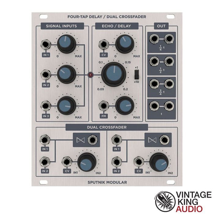 Sputnik Four-Tap Delay / Dual Crossfader