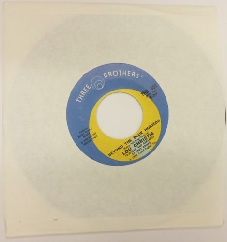 NOS LOU CHRISTIE " SADDLE THE WIND" "BEYOND THE BLUE HORIZON" 45 RPM RECORD N2