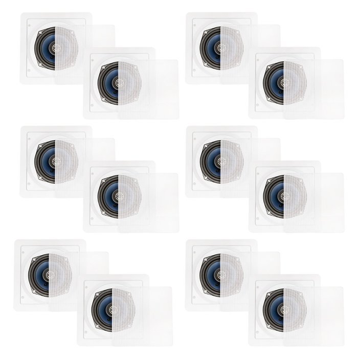Blue Octave LS52 In Wall In Ceiling Speakers Home 2880 Watts New 6 Pair Pack LS52-6PR