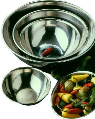 "stainless Steel" Bowl Set 5 Pc 8qt.