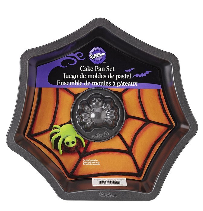 Wilton 2105-8920 Web with Spider Cake Pan Set