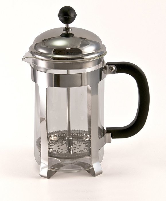 Gourmet Home and Kitchen French Press Borosificate Glass and Stainless steel Coffee and Tea Maker, 20 oz N4