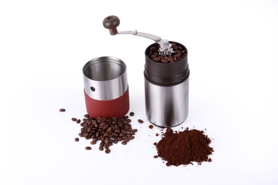 SOULCOOK 8.07" Manual Coffee Grinder Portable All-in-one Coffee Maker with Hand Lever Foldable Made of Thick #304... N2