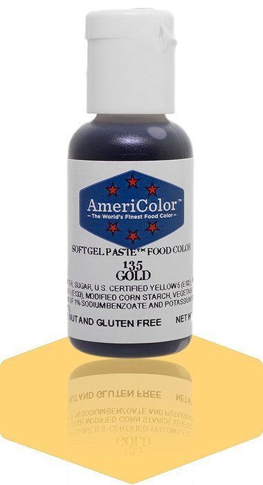 Americolor Gold Soft Gel Paste Food Colour