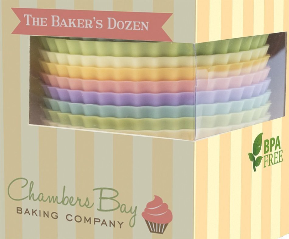 Premium Jumbo Reusable Nonstick Silicone Muffin Liners / Baking Cups - No BPA N11