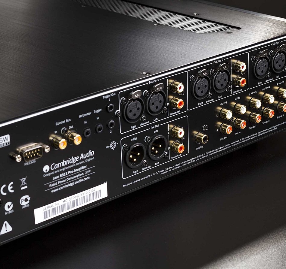 Cambridge - Azur 851E Preamp (Black) N2