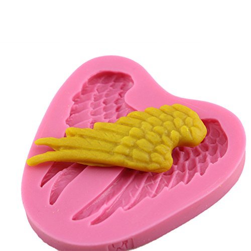 Everyshine DIY Liquid Silicone Cake Decoration Mold Angel Wings Shape Chocolate Fondant Mold