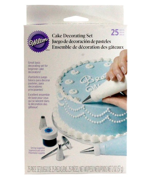 WILTON 2104-2532 Cake Decorating Set 25-Pieces N3