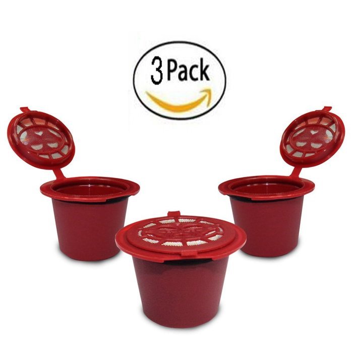Reusable Nespresso&reg; Capsules (3-pack) | Compatible with Essenza, Inissia, Milk, Citiz, Gran Maestra, Maestria,...
