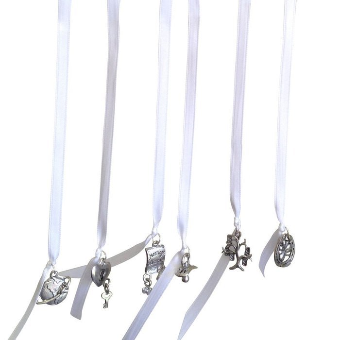 Set of 8 Wedding Cake Charms for Bridesmaids