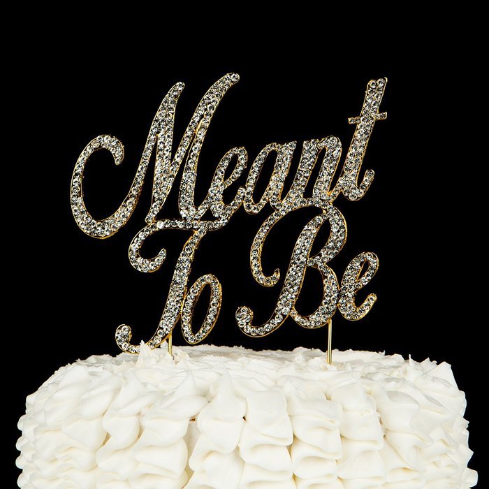 Happily Ever After Wedding Cake Topper, Gold Fairytale Princess Decoration (Happily Ever After - Gold) N48