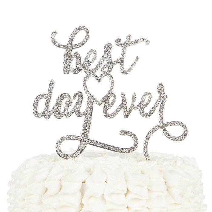Happily Ever After Wedding Cake Topper, Gold Fairytale Princess Decoration (Happily Ever After - Gold) N50
