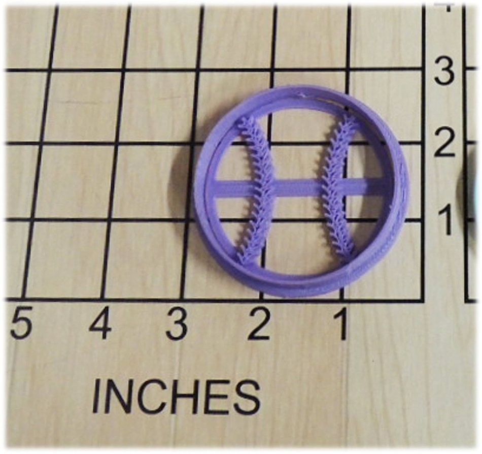 Baseball Cookie Cutter and Stamp #1074