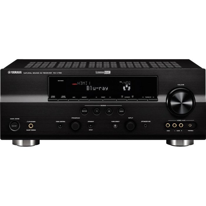 Yamaha RX-V765BL 665 Watt 7-Channel Home Theater Receiver (Discontinued by Manufacturer)