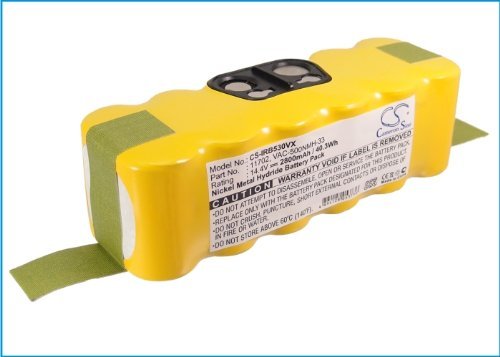 Battery2go Battery fit to iRobot Roomba 540, Roomba 562, Roomba 532, Roomba 500, Roomba 580, Roomba 780