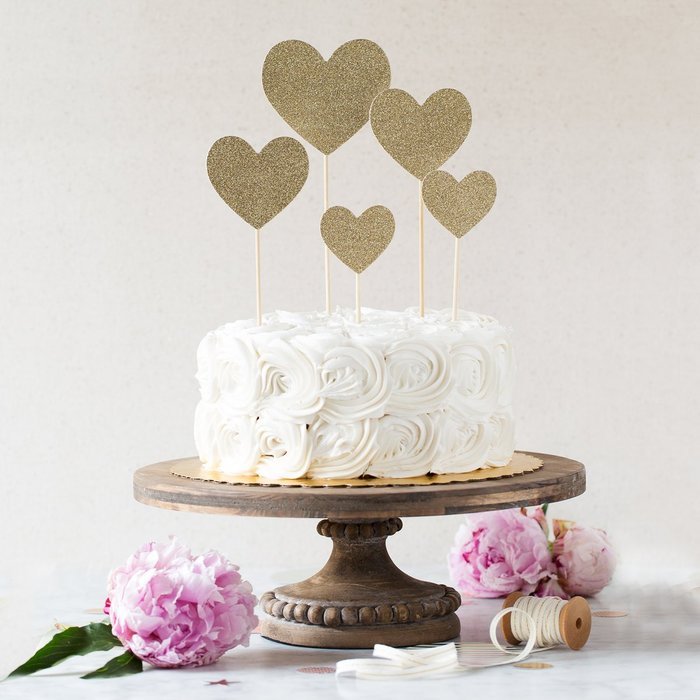 My Mind's Eye Fancy Heart Party Picks, 5 Count N2