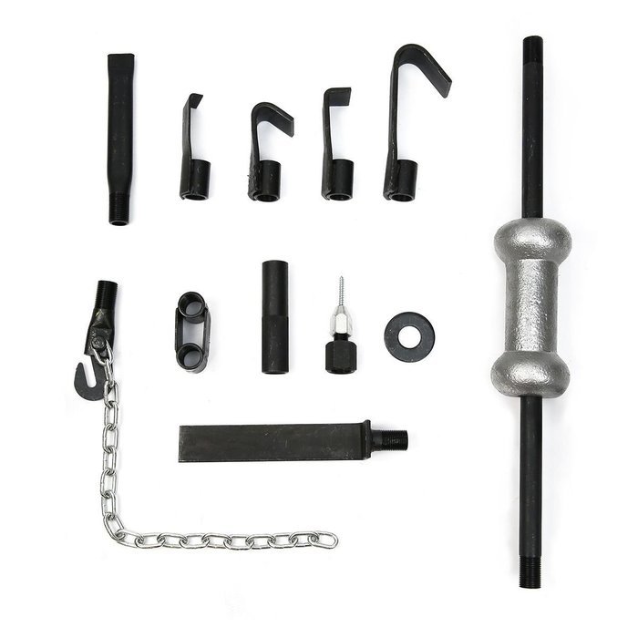 13PC Heavy Duty Dent Puller w/10lbs Slide Hammer Auto Body Truck Repair