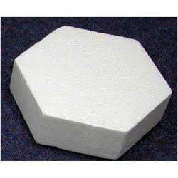 Hexagon Cake Dummy, Styrene - 9" x 4"