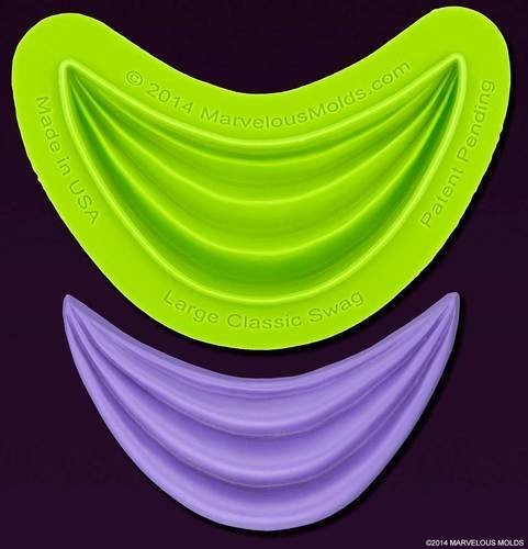 Large Classic Swag Silicone Mold by Marvelous Molds
