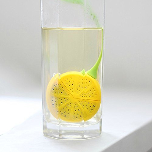 Lemon Shape Silicone Loose Tea Filter Strainer Ball Tea Makers. N5
