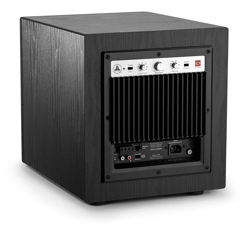 JL Audio Dominion D110 10" Powered Subwoofer (Black Ash)