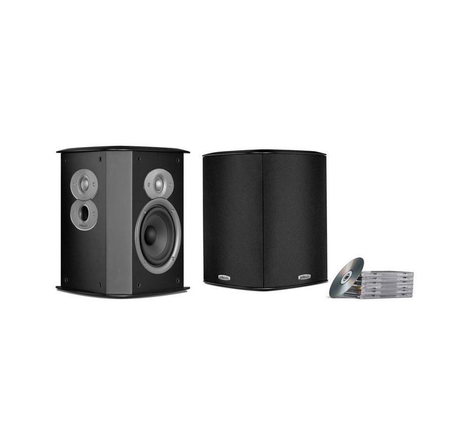 Polk Audio FXI A4 Surround Speakers, Pair - Black (Certified Refurbished)