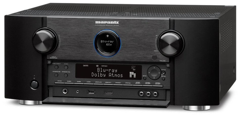 Marantz SR7010 9.2 Channel Full 4K Ultra HD AV Surround Receiver with Bluetooth & Wi-Fi N2