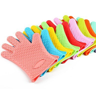 Y&XL&H 1PCS Silicone Oven Mitts Insulated Gloves Baking Tools (Random Color) N2