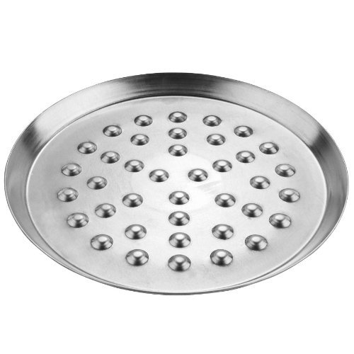 American Metalcraft CAR12N 12" Heavy Weight Aluminum CAR Pizza Pan with Nibs
