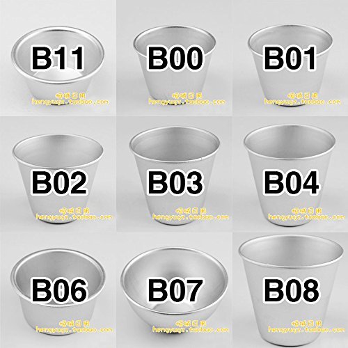 Astra shop Set of 6 Mini Nonstick Individual Anodized Aluminum Molds/ Chocolate Molten Pans/ Pudding Cups/ Raspberry... N7