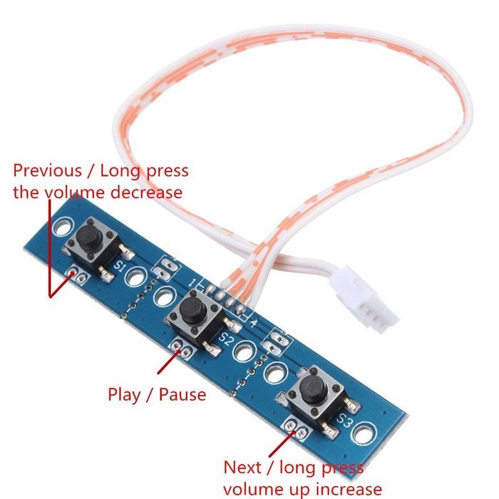 INSMA Bluetooth 4.0 Audio Receiver Board Wireless Stereo Sound Module for Car Phone PC