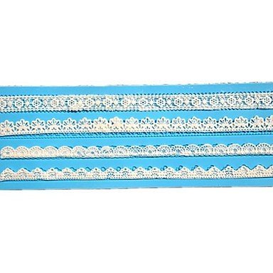Sher Four Flower Border Instant Lace Cake Mold