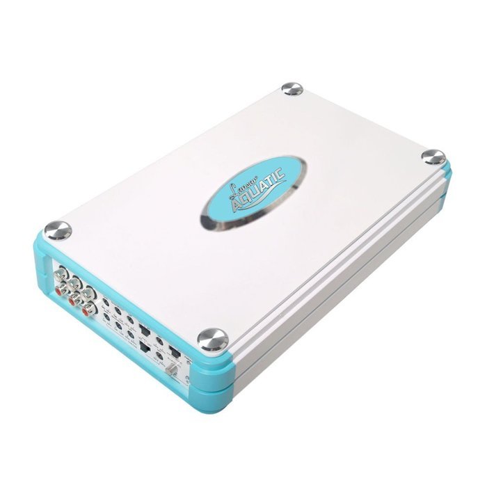 Lanzar AQA830BTWT White Aquatic Bluetooth Marine Grade Power Amplifier (8-Channel 4800 Watt Amp)