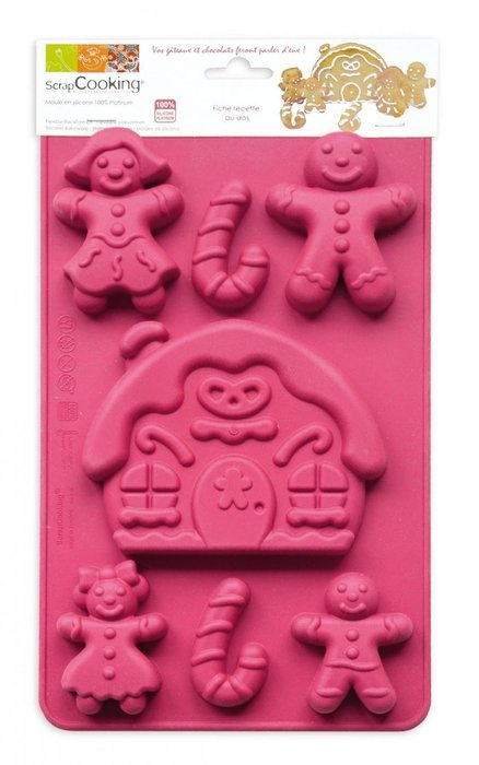 ScrapCooking Silicone Gingerbread Family Mold
