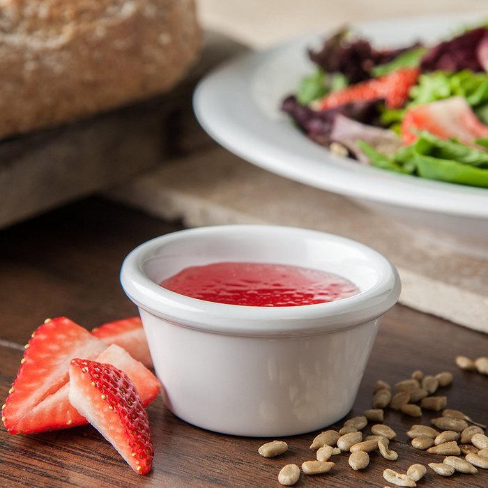 Carlisle 085202 Melamine Smooth Ramekin, 2 oz Capacity, White (Case of 72)