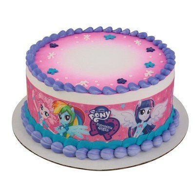 MLP Equestria Girls Strips Licensed Edible Cake Topper #58192