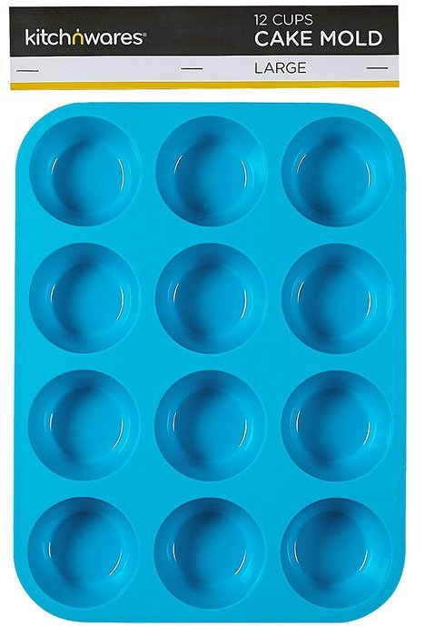 Small Silicone Mini Muffin Pans - Non-Stick Bakeware for Muffins, Cakes and Cupcakes - 12 Cups Silicone Mold /... N12